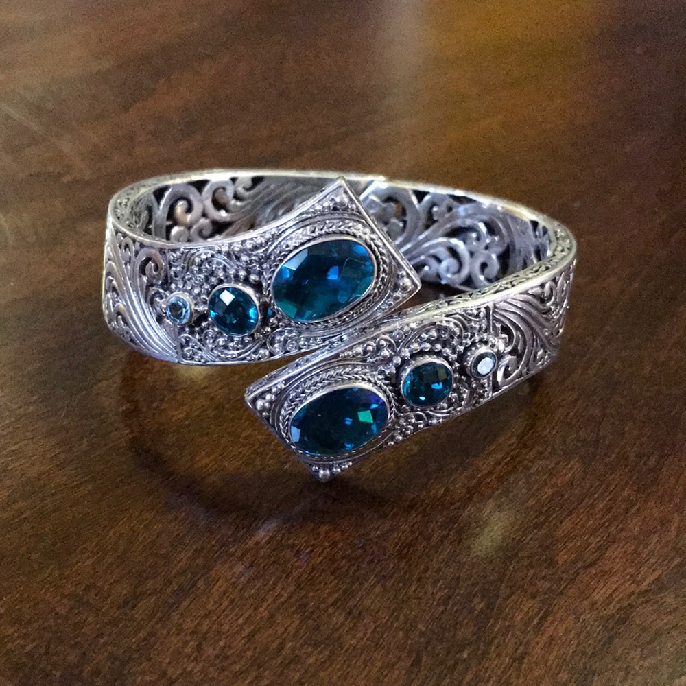 Bali bracelet Caribbean quartz